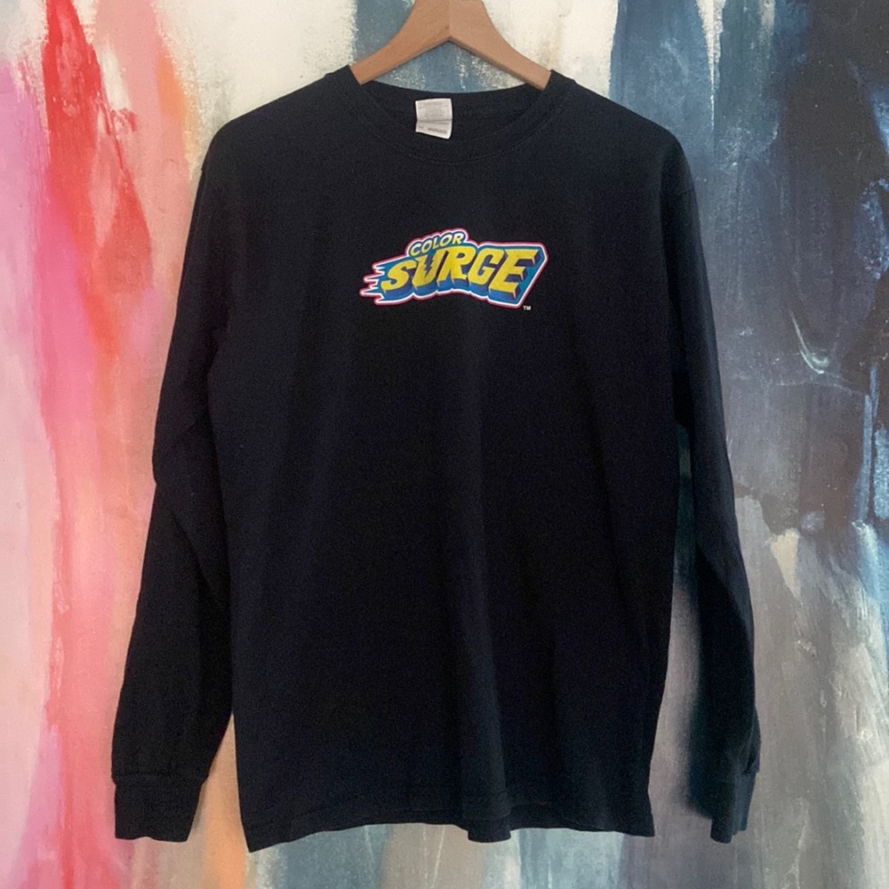 🔥GTC🔥2007 Crayola Color Surge 100% Cotton Long Sleeve Shirt.